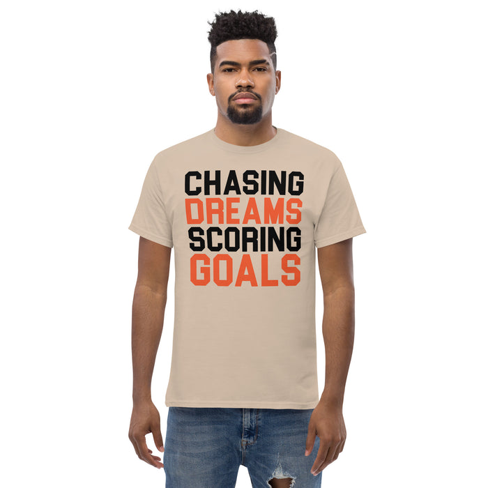 Chasing Dreams scoring Goals Men's classic tee