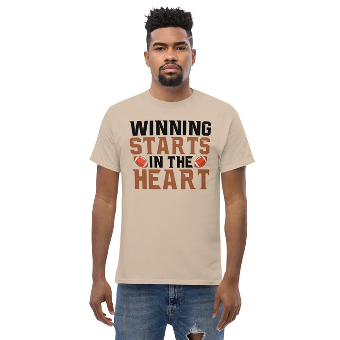 Winning starts in the Heart Men's classic tee