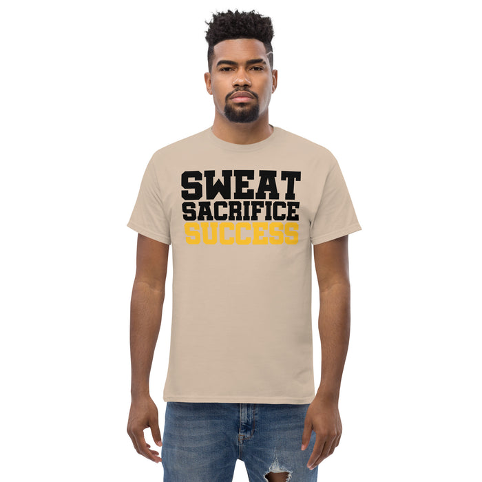 Sweat, Sacrifice, Success Men's classic tee