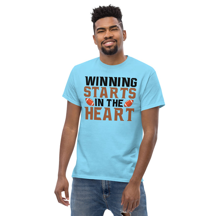 Winning starts in the Heart Men's classic tee