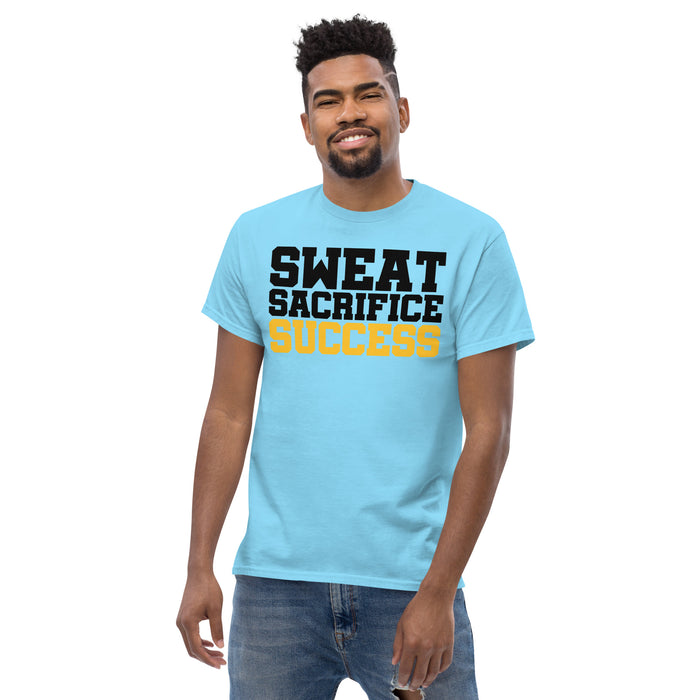 Sweat, Sacrifice, Success Men's classic tee