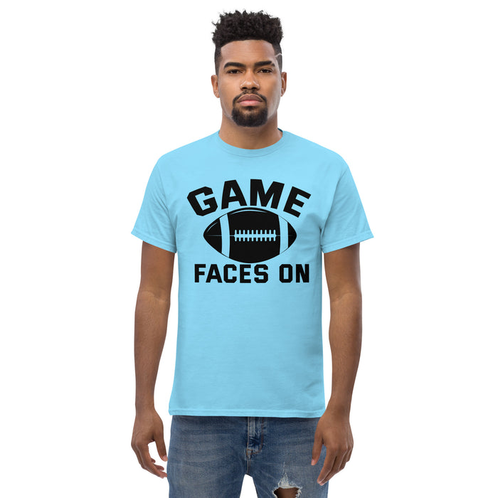 Game face on Men's classic tee