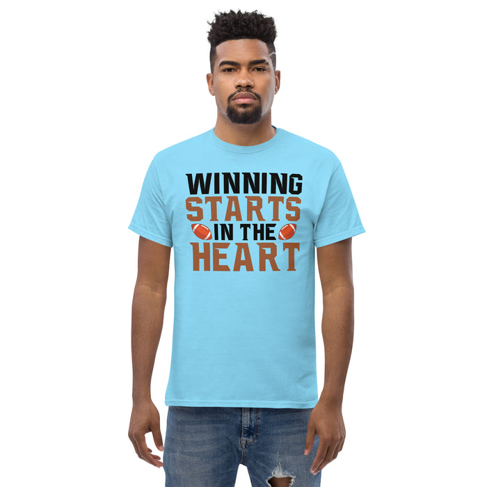 Winning starts in the Heart Men's classic tee