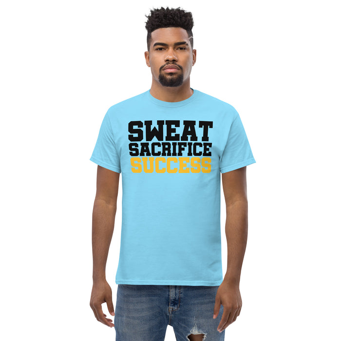 Sweat, Sacrifice, Success Men's classic tee