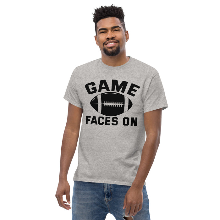 Game face on Men's classic tee