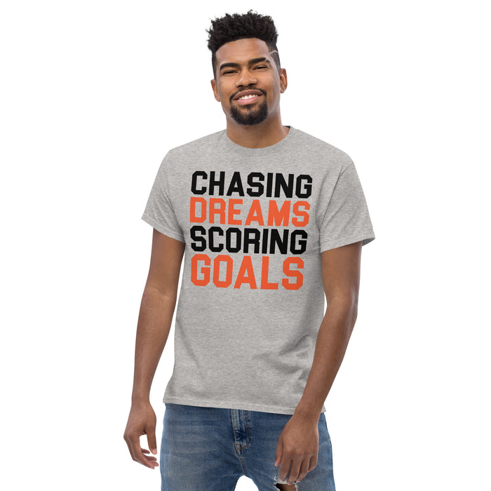 Chasing Dreams scoring Goals Men's classic tee