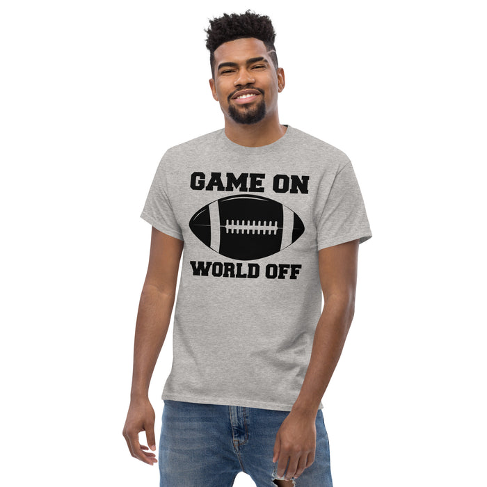 Game on World Off Men's classic tee