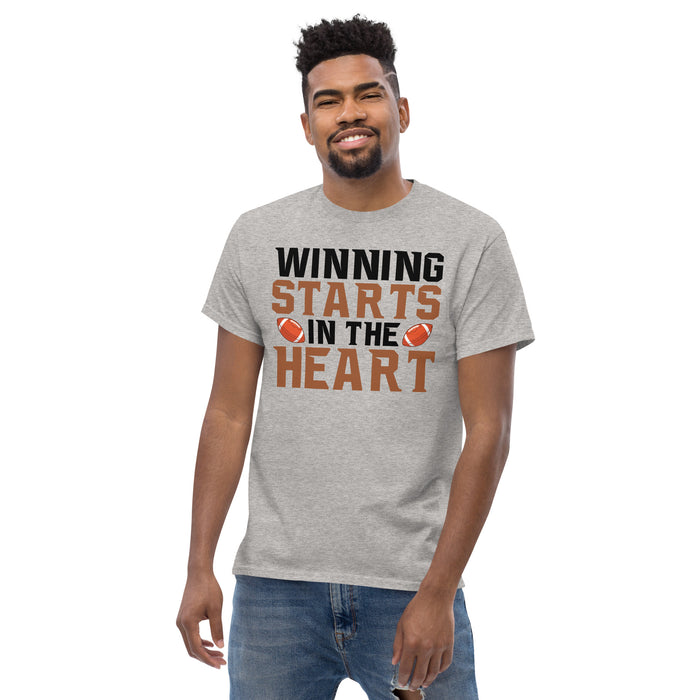Winning starts in the Heart Men's classic tee
