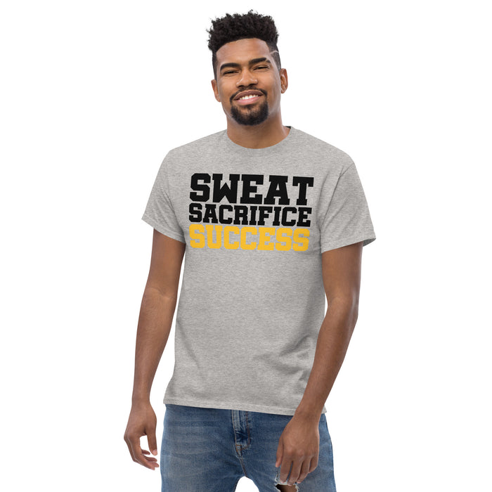 Sweat, Sacrifice, Success Men's classic tee