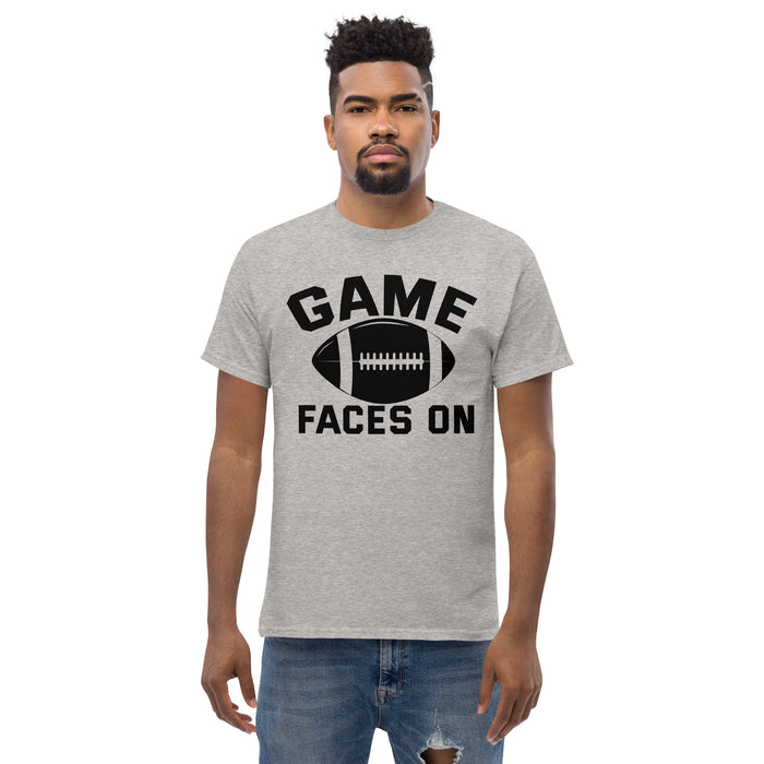 Game face on Men's classic tee