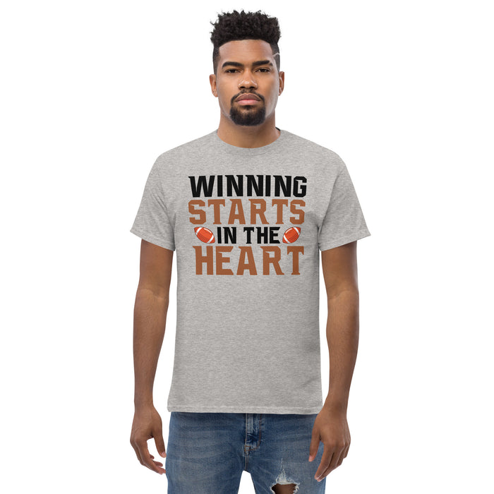 Winning starts in the Heart Men's classic tee