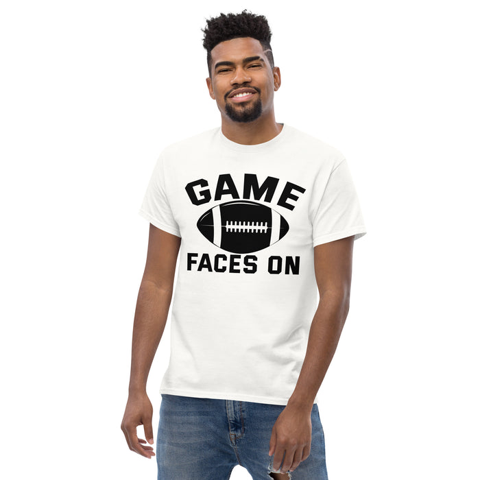 Game face on Men's classic tee