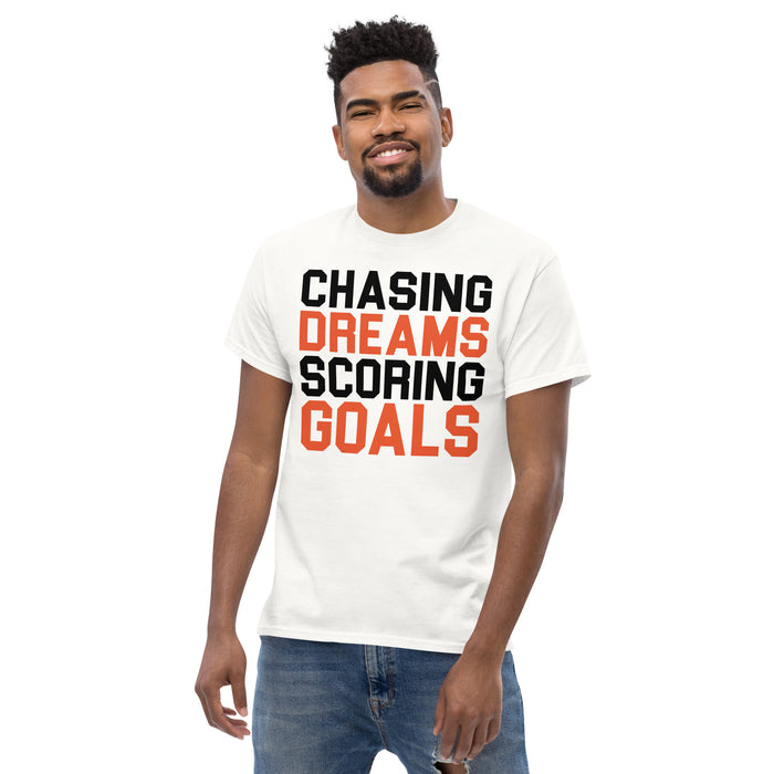 Chasing Dreams scoring Goals Men's classic tee