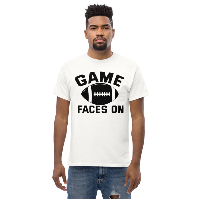 Game face on Men's classic tee