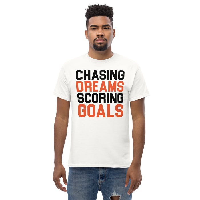 Chasing Dreams scoring Goals Men's classic tee