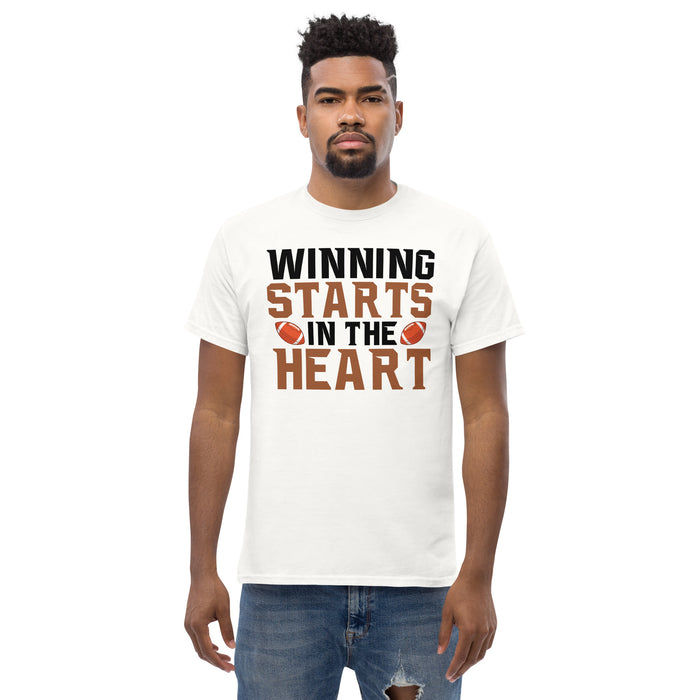 Winning starts in the Heart Men's classic tee