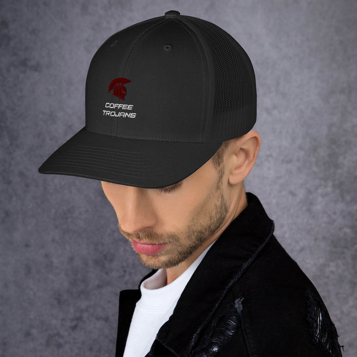 Coffee Trojan Trucker Cap