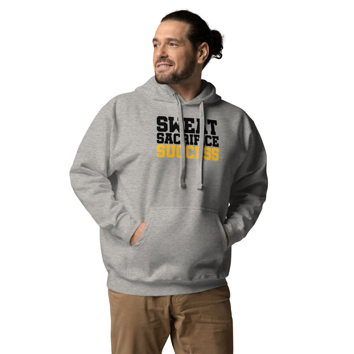 Sweat, Sacrifice, Success Unisex Hoodie